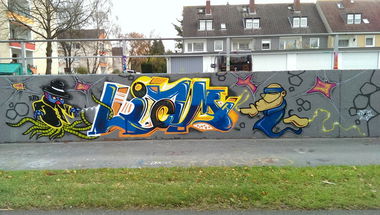 Graffiti Wall - Photo by RATTENSOHN - LIAM, TRAN, RATS (2013)