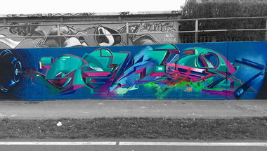 Graffiti Wall - Photo by RATTENSOHN - SEMOR, DHS (2013)
