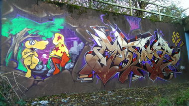 Graffiti Wall - Photo by RATTENSOHN - MOTER, Bochum, DFE (2013)