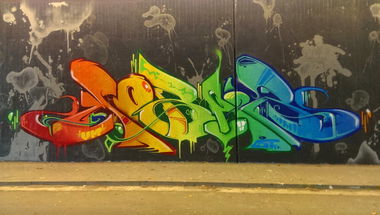 Graffiti Wall - Photo by RATTENSOHN - MOBAR, VM, Bochum (2013)