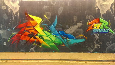 Graffiti Wall - Photo by RATTENSOHN - TENK, TDR, Bochum (2013)