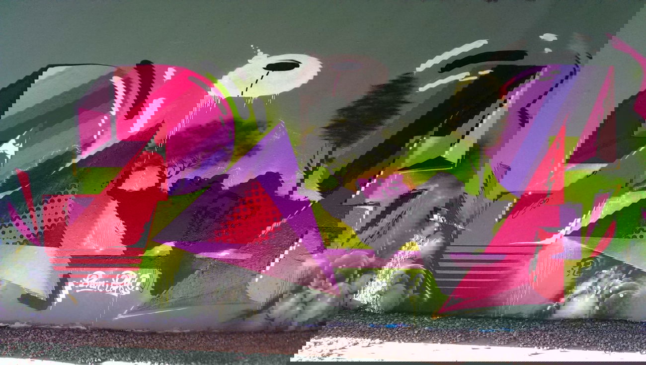 Graffiti Wall - Photo by RATTENSOHN - POUT, DHS, Bochum (2013)