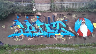Graffiti Wall - Photo by RATTENSOHN - BONE, RTO, Köln (2013)