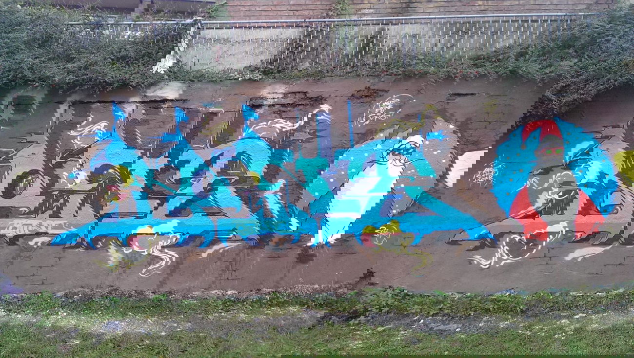 Graffiti Wall - Photo by RATTENSOHN - BONE, RTO, Köln (2013)