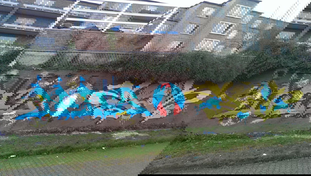 Graffiti Wall - Photo by RATTENSOHN - BONE, RTO, MISÖR (2013)