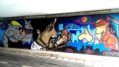 Graffiti Wall - Photo by RATTENSOHN - Godsarmy, Leverkusen (2013)