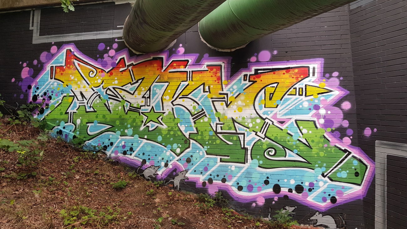 Graffiti Wall - Photo by RATTENSOHN - dark, cps, leverkusen