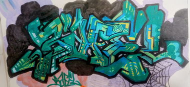 Graffiti Sketch in Ontario - Photo by RAWKNOGG3NS (2024)