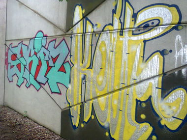 Graffiti Wall - Photo by REAKSTYLEZ34 - HK, SKIZ, gütersloh (2017)