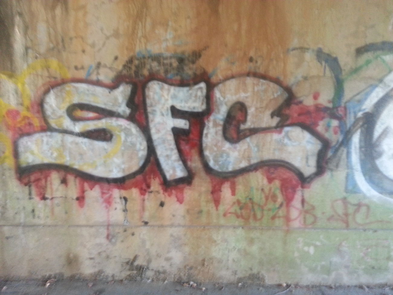 Graffiti Wall - Photo by REAKSTYLEZ34 - SKIZONESTAR, HK, SFC (2015)