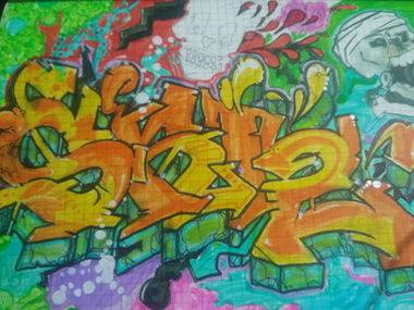 Graffiti Sketch - Photo by REAKSTYLEZ34 - skiz, skizonestar, HK (2018)