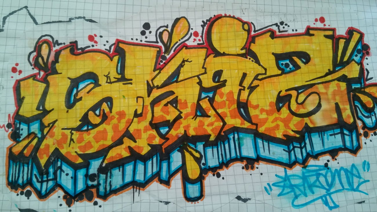 Graffiti Sketch - Photo by REAKSTYLEZ34 - skiz, skizone, skizonestar (2016)
