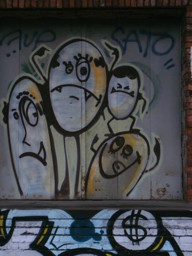 Graffiti Bombing - Photo by REBEL49