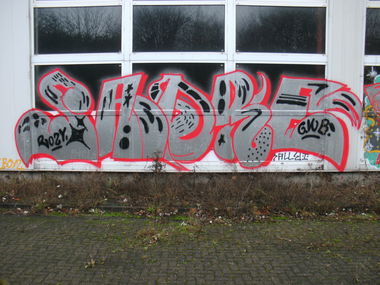 Graffiti Bombing - Photo by REBEL49