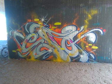 Graffiti Wall - Photo by REBEL49 - esto, uk