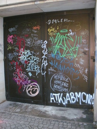 Graffiti Bombing - Photo by REBEL49