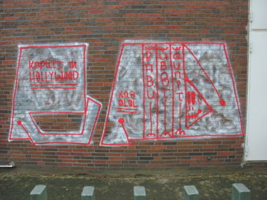Graffiti Bombing - Photo by REBEL49