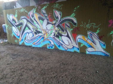 Graffiti Wall - Photo by REBEL49 - Rebel, 49, lzd