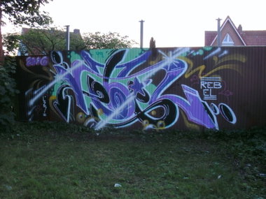 Graffiti Wall - Photo by REBEL49 - R, 49, LZD