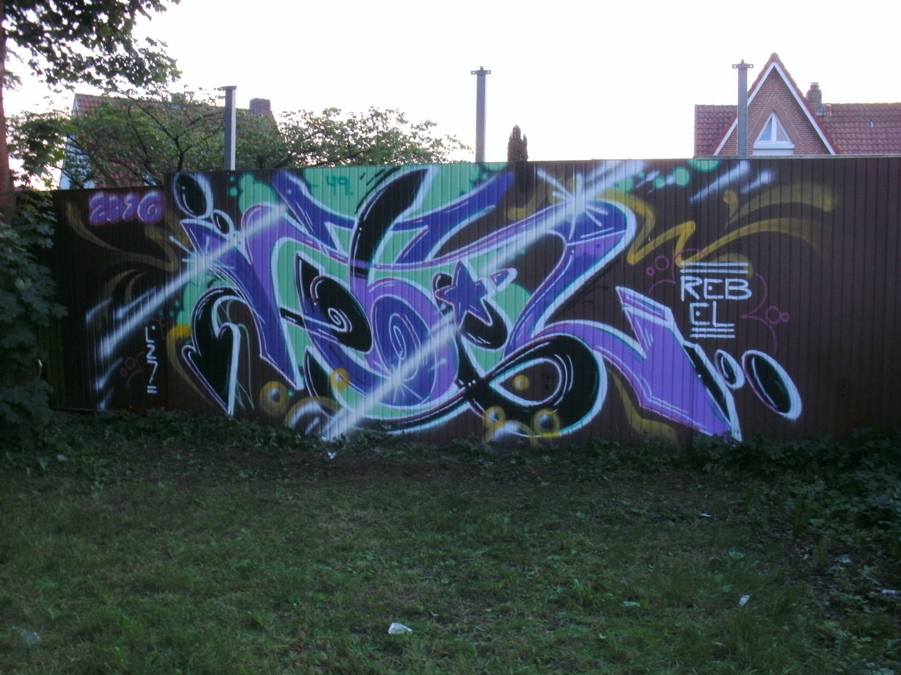 Graffiti Wall - Photo by REBEL49 - R, 49, LZD