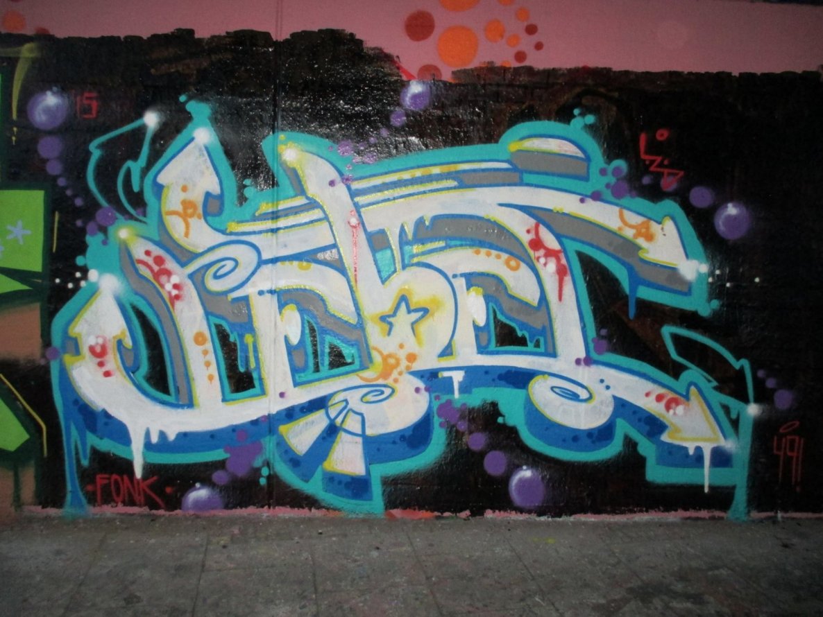 Graffiti Wall - Photo by REBEL49 - Kriz, Erpel, Yake