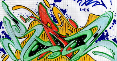 Graffiti Sketch - Photo by REBEL49 - REBEL, 49, LZD