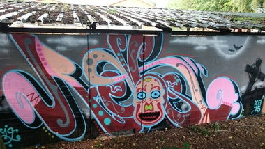 Graffiti Wall - Photo by REBEL49 - Rebill, 49