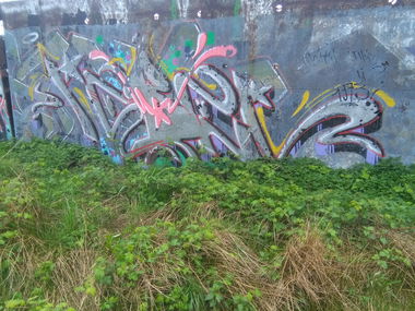 Graffiti Wall - Photo by REBEL49 - rebel49, lzd, trainline