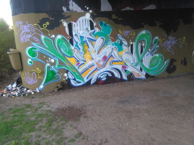 Graffiti Wall - Photo by REBEL49 - rebel, 49