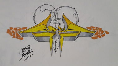 Graffiti Sketch in القرنة - Photo by REDOSDQ - Redo (2017)