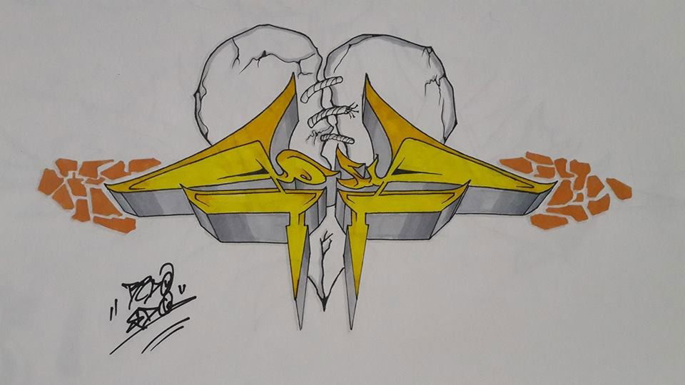 Graffiti Sketch in القرنة - Photo by REDOSDQ - Redo (2017)