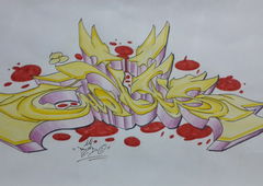 Graffiti Sketch in Iraq Basra - Photo by REDOSDQ - Redo (2018)