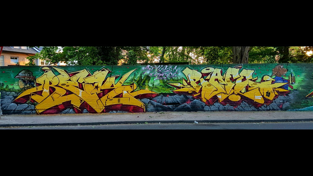 Graffiti Wall - Photo by REK - Dinslaken, Urbanarts, Rek