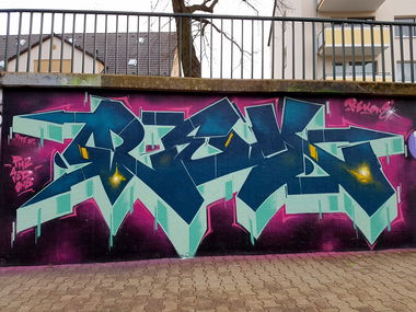 Graffiti Wall - Photo by REK - Rek, Rekone, Düsseldorf