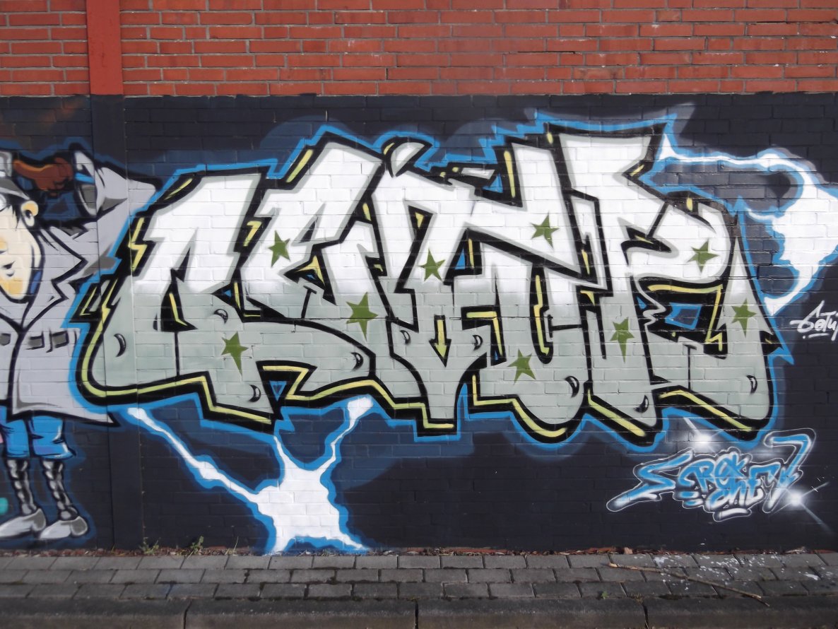 Graffiti Wall in Marienhafe - Photo by REK - OSTFRIESLAND, MARIENHAFE
