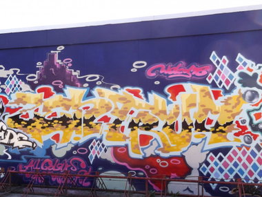 Graffiti Wall in Großheide - Photo by REK - OSTFRIESLAND, MARIENHAFE