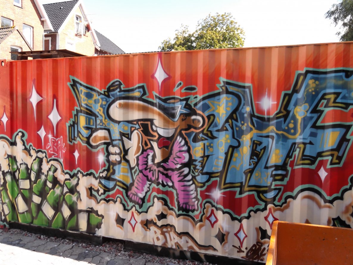 Graffiti Wall in Norden - Photo by REK - OSTFRIESLAND, NORDEN