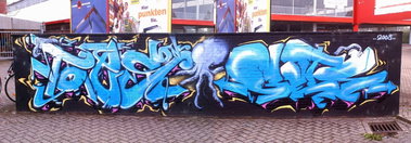 Graffiti Wall - Photo by REK - Rekone, (Toes), /Rafe (2008)