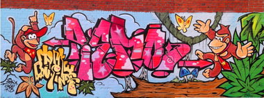 Graffiti Wall in Marienhafe - Photo by REK - Rekone, Marienhafe (2014)