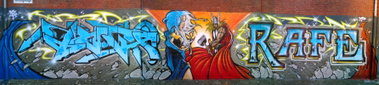 Graffiti Wall in Marienhafe - Photo by REK - Rekone, Rafe81