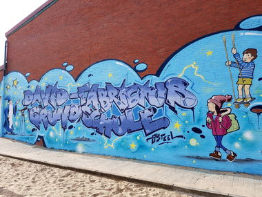 Graffiti Wall - Photo by REK - Rek, backtoschool, ostfriesland