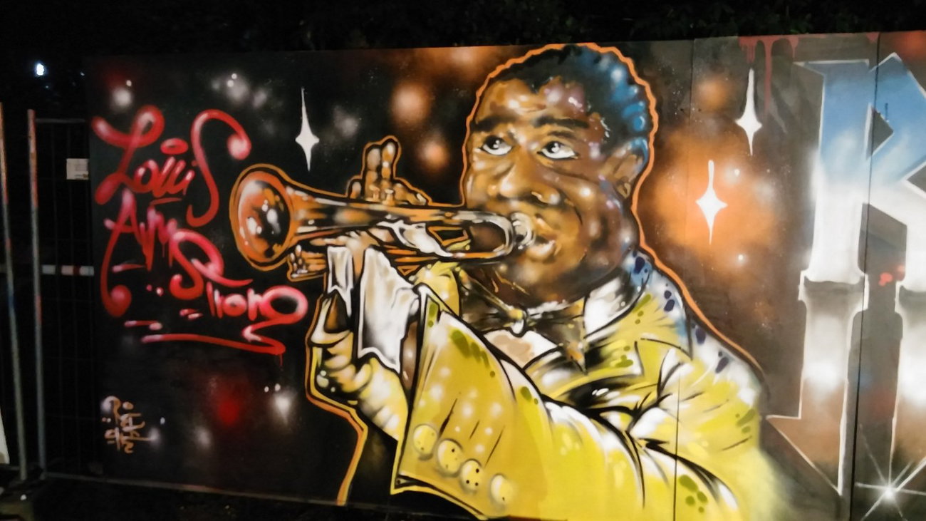 Graffiti Wall - Photo by REK - REKONE, LOUIS, ARMSTRONG