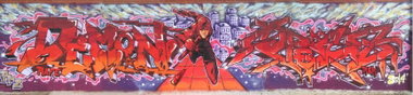 Graffiti Wall - Photo by REK - Demon, (Rafe81), Daredevil-Steez (2014)