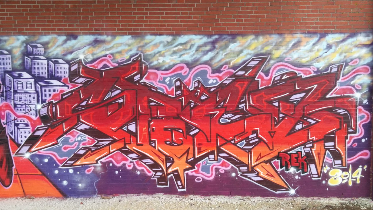 Graffiti Wall - Photo by REK - REKONE, (STEEZ) (2014)