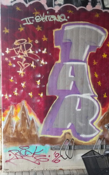Graffiti Wall - Photo by REK - Tough, And, Rough (1996)