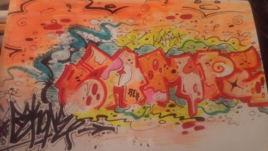 Graffiti Sketch - Photo by REK (2014)