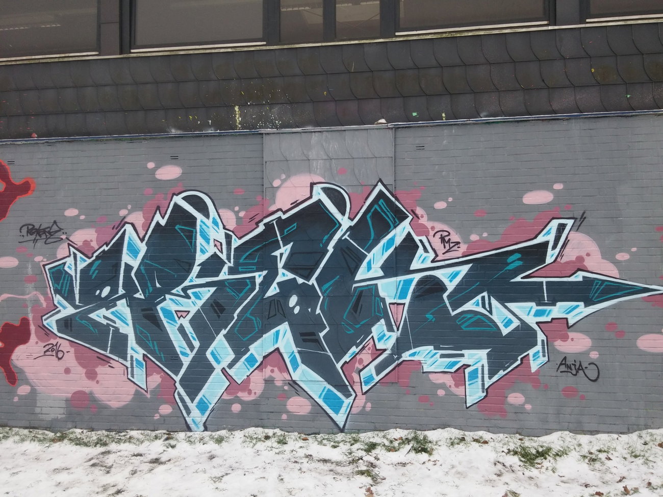 Graffiti Wall - Photo by REK - Happy, new, year (2016)