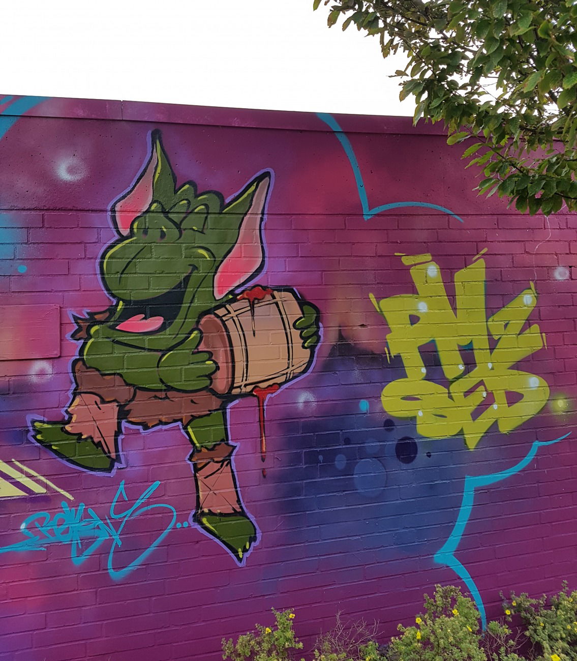 Graffiti Wall - Photo by REK - Rek, Rekone, toadi