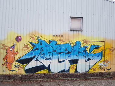 Graffiti Wall - Photo by REK - Rek, Norden, Ostfriesland (2017)