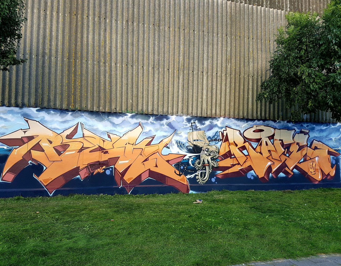 Graffiti Wall - Photo by REK - Rek, Rafe, Bremerhaven